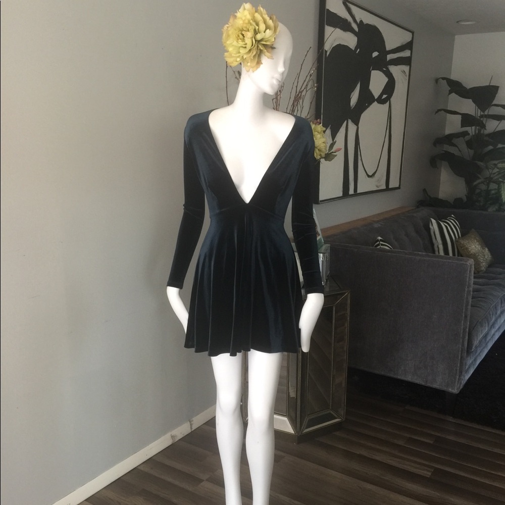 American apparel Velvet dress